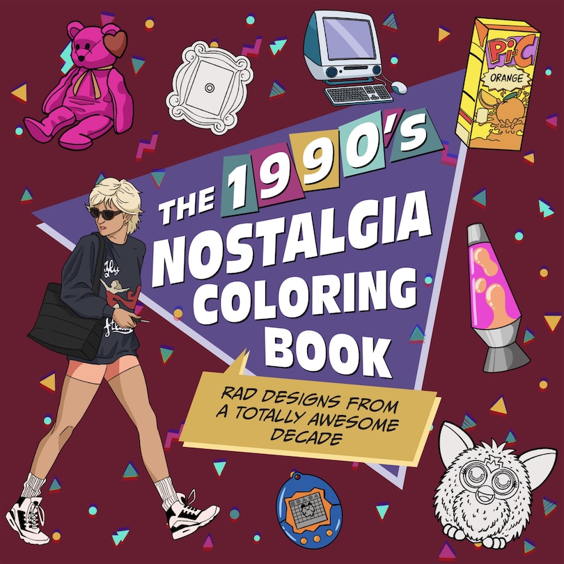 Couverture_The 1990s Nostalgia Coloring Book