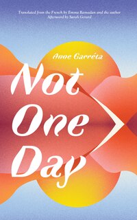 Front cover_Not One Day