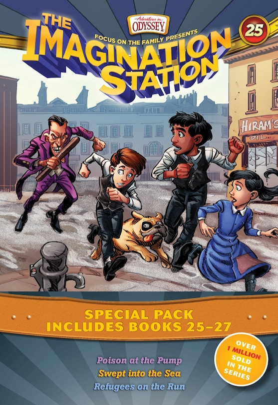 Front cover_Imagination Station Books 3-Pack: Poison at the Pump / Swept Into the Sea / Refugees on the Run