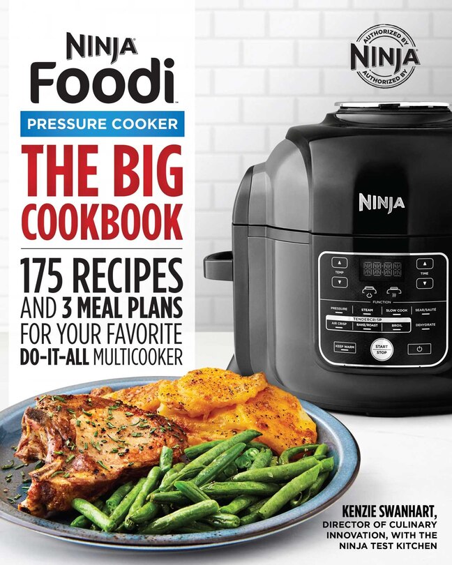 Front cover_The Official Big Ninja Foodi Pressure Cooker Cookbook