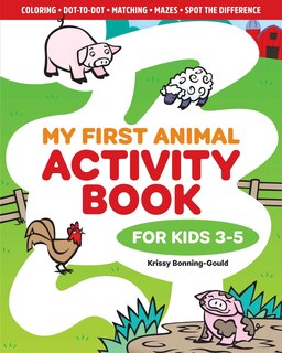 Front cover_My First Animal Activity Book