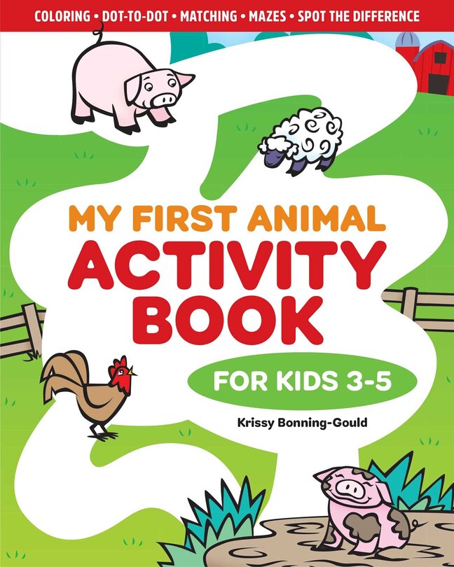 Front cover_My First Animal Activity Book