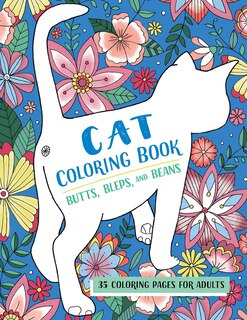 Front cover_Butts, Bleps, And Beans Cat Coloring Book