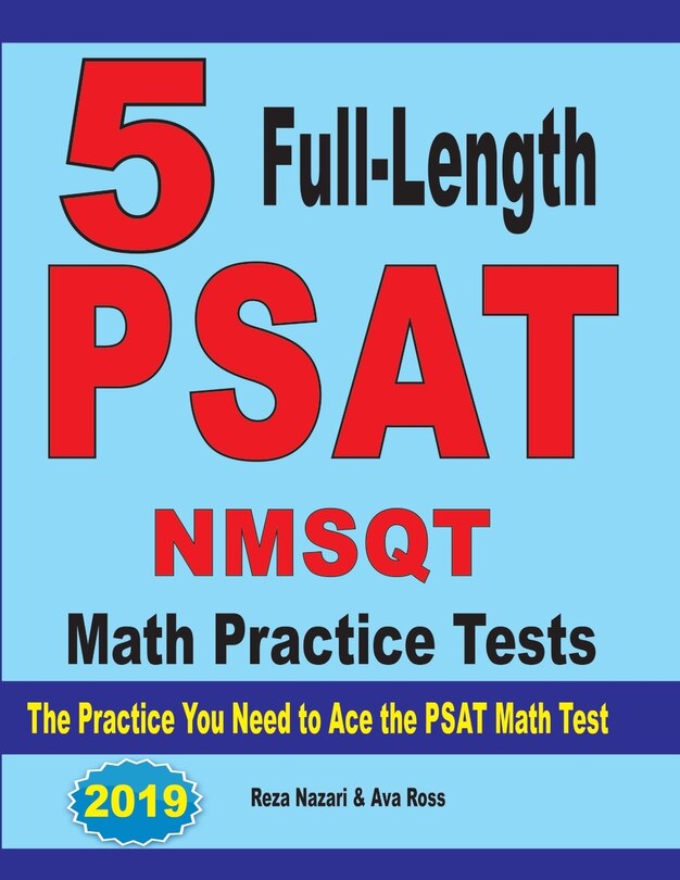 Couverture_5 Full Length PSAT / NMSQT Math Practice Tests