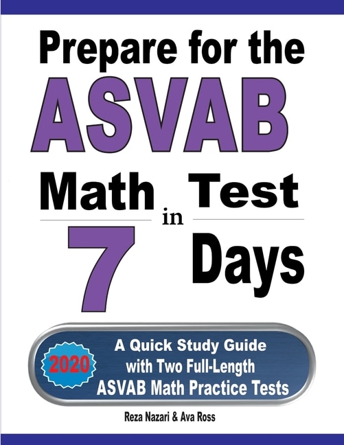 Front cover_Prepare for the ASVAB Math Test in 7 Days
