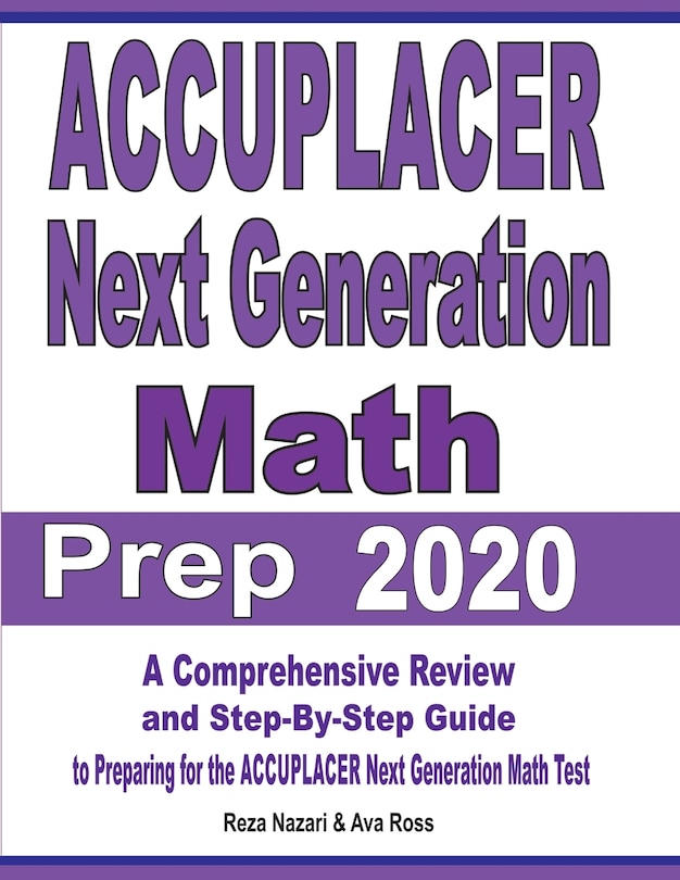 Front cover_ACCUPLACER Next Generation Math Prep 2020
