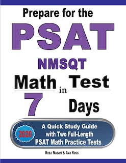 Front cover_Prepare for the PSAT / NMSQT Math Test in 7 Days