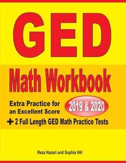 Couverture_GED Math Workbook 2019 & 2020