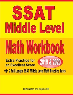Front cover_SSAT Middle Level Math Workbook 2019-2020