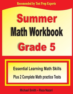 Couverture_Summer Math Workbook Grade 5