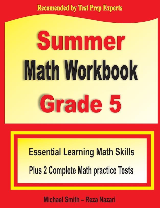 Couverture_Summer Math Workbook Grade 5