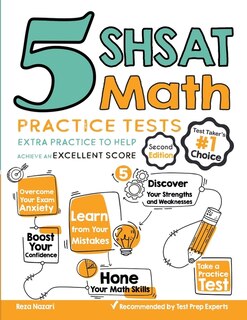 Couverture_5 SHSAT Math Practice Tests