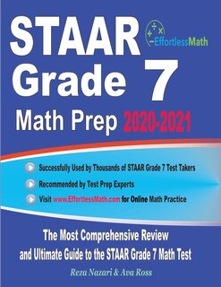 Couverture_STAAR Grade 7 Math Prep 2020-2021