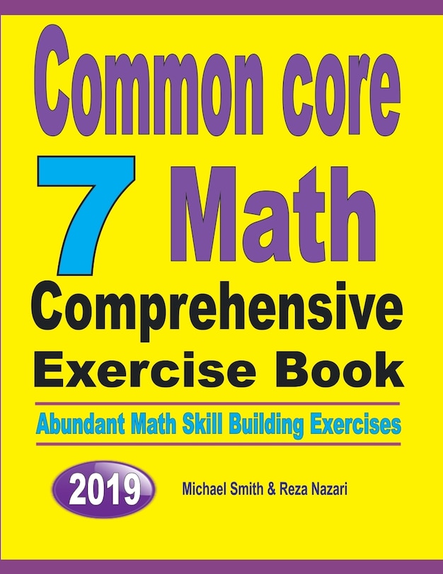 Couverture_Common Core 7 Math Comprehensive Exercise Book