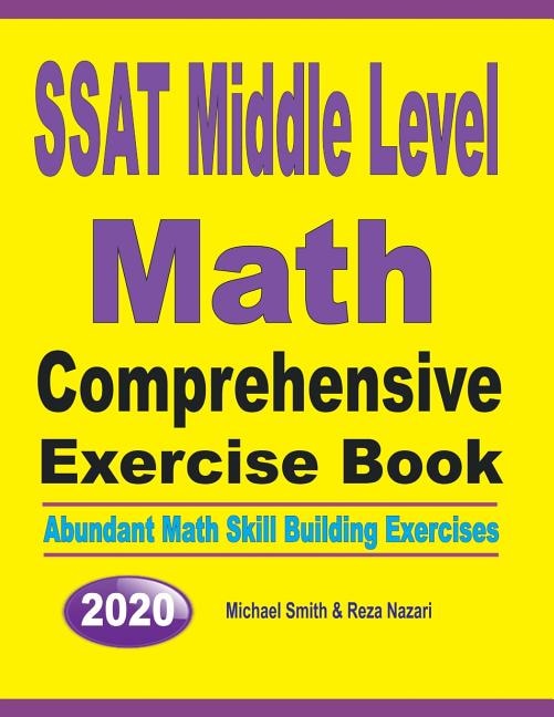 Front cover_SSAT Middle Level Math Comprehensive Exercise Book