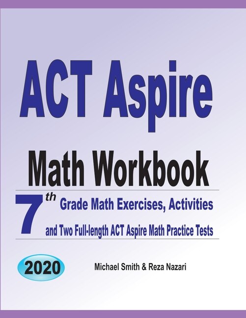 Couverture_ACT Aspire Math Workbook