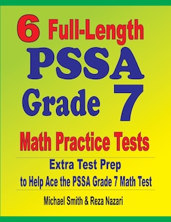 Front cover_6 Full-Length PSSA Grade 7 Math Practice Tests
