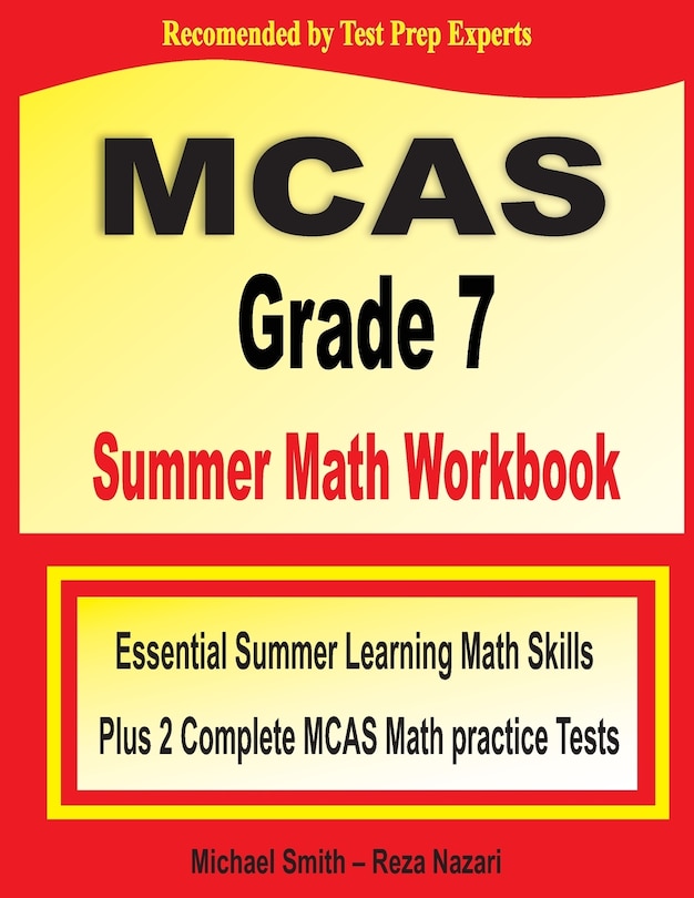 Couverture_MCAS Grade 7 Summer Math Workbook