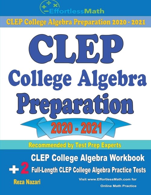 Front cover_CLEP College Algebra Preparation 2020 - 2021