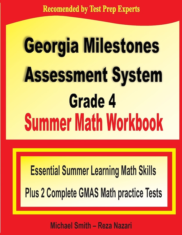 Front cover_Georgia Milestones Assessment System Grade 4 Summer Math Workbook