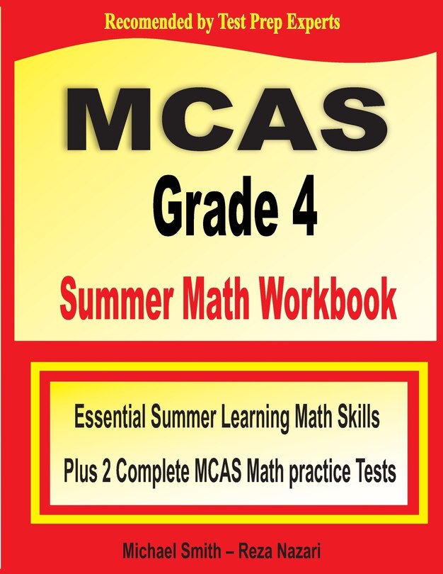 Couverture_MCAS Grade 4 Summer Math Workbook
