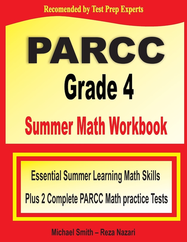Couverture_PARCC Grade 4 Summer Math Workbook