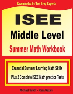 Couverture_ISEE Middle Level Summer Math Workbook