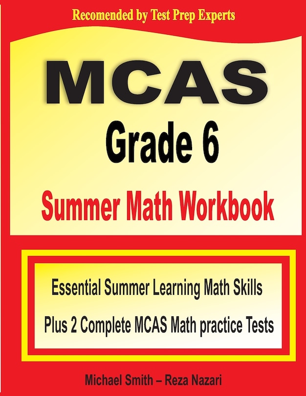 Couverture_MCAS Grade 6 Summer Math Workbook