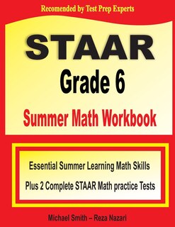Couverture_STAAR Grade 6 Summer Math Workbook