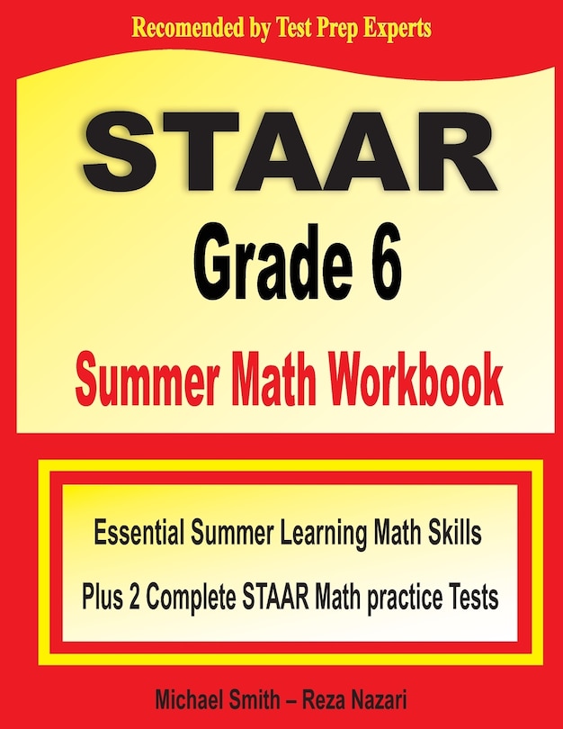 Couverture_STAAR Grade 6 Summer Math Workbook