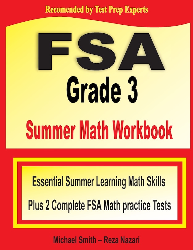 Couverture_FSA Grade 3 Summer Math Workbook