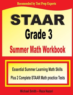 Couverture_STAAR Grade 3 Summer Math Workbook