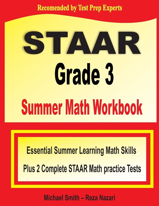 Couverture_STAAR Grade 3 Summer Math Workbook