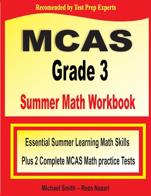 Couverture_MCAS Grade 3 Summer Math Workbook