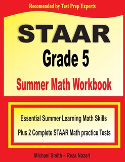 Couverture_STAAR Grade 5 Summer Math Workbook