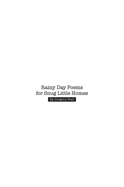 Couverture_Rainy Day Poems For Snug Little Homes