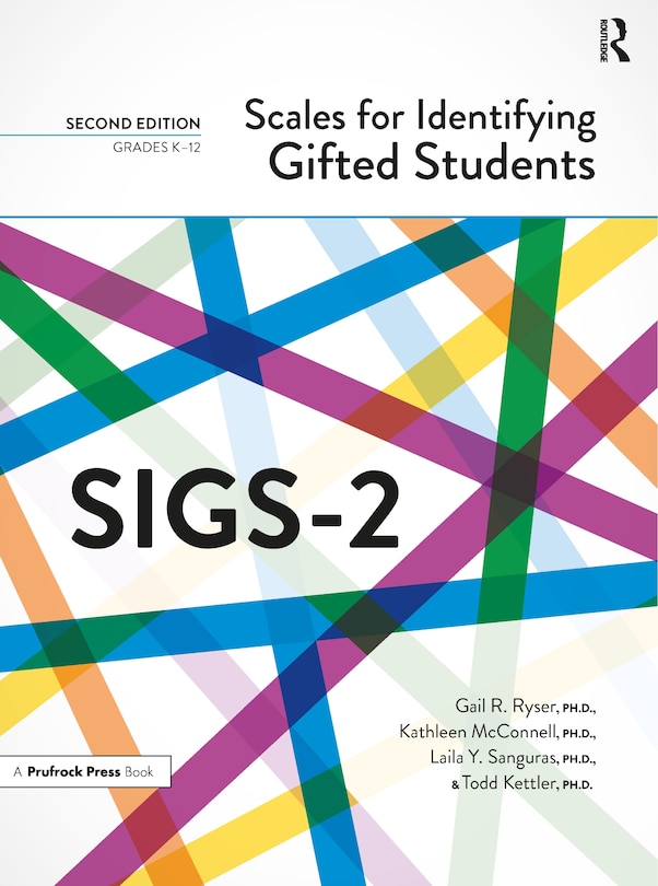 Couverture_Scales for Identifying Gifted Students (SIGS-2)