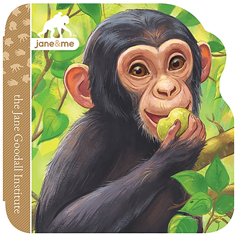 Front cover_Jane & Me Chimpanzees (The Jane Goodall Institute)