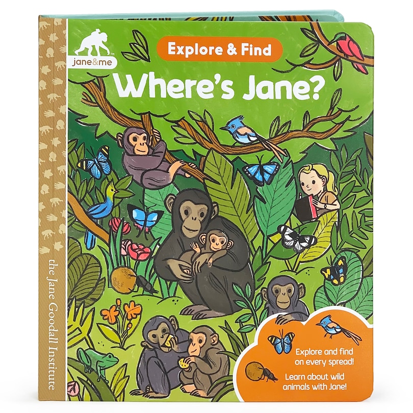 Couverture_Jane & Me Where's Jane? (The Jane Goodall Institute)