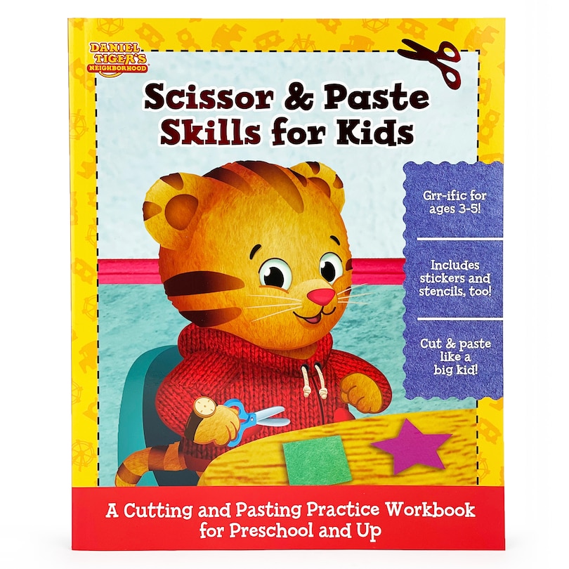 Front cover_Daniel Tiger Scissor & Paste Skills for Kids