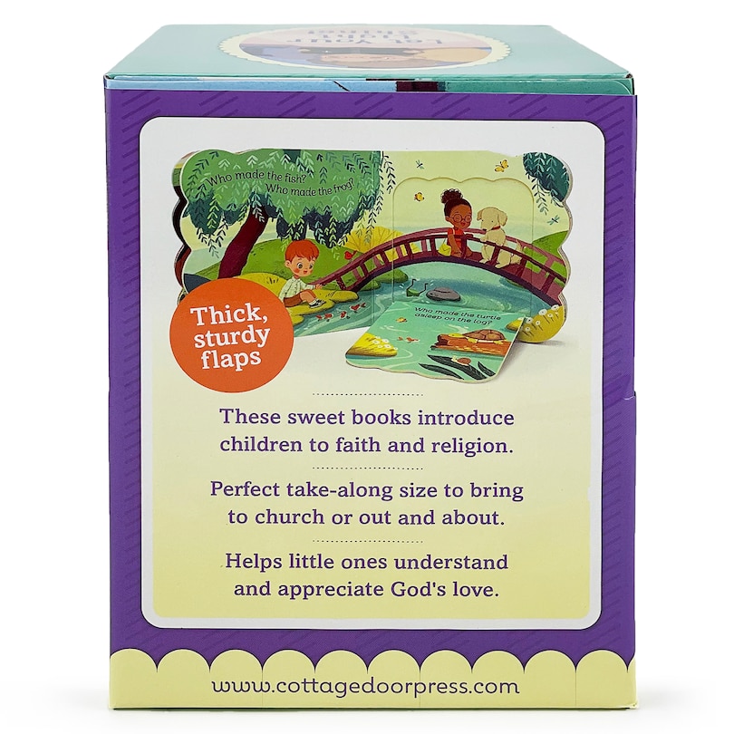 Front cover_Little Sunbeams Religious Lift-A-Flap 4-Book Set
