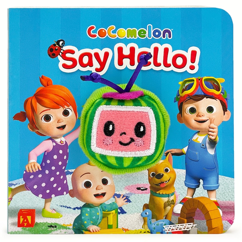 Front cover_CoComelon Say Hello! Puppet Book