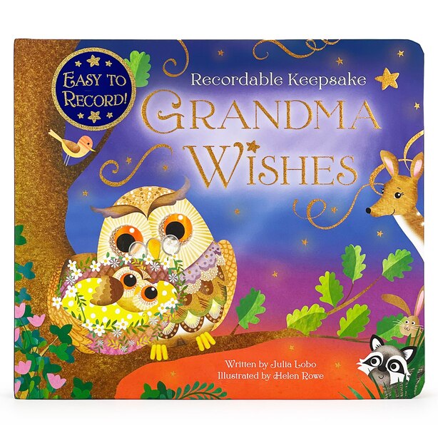 Recordable Keepsake Grandma Wishes, Book by Julia Lobo (Book & Toy