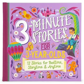 Front cover_3-minute Stories For 3-year-olds
