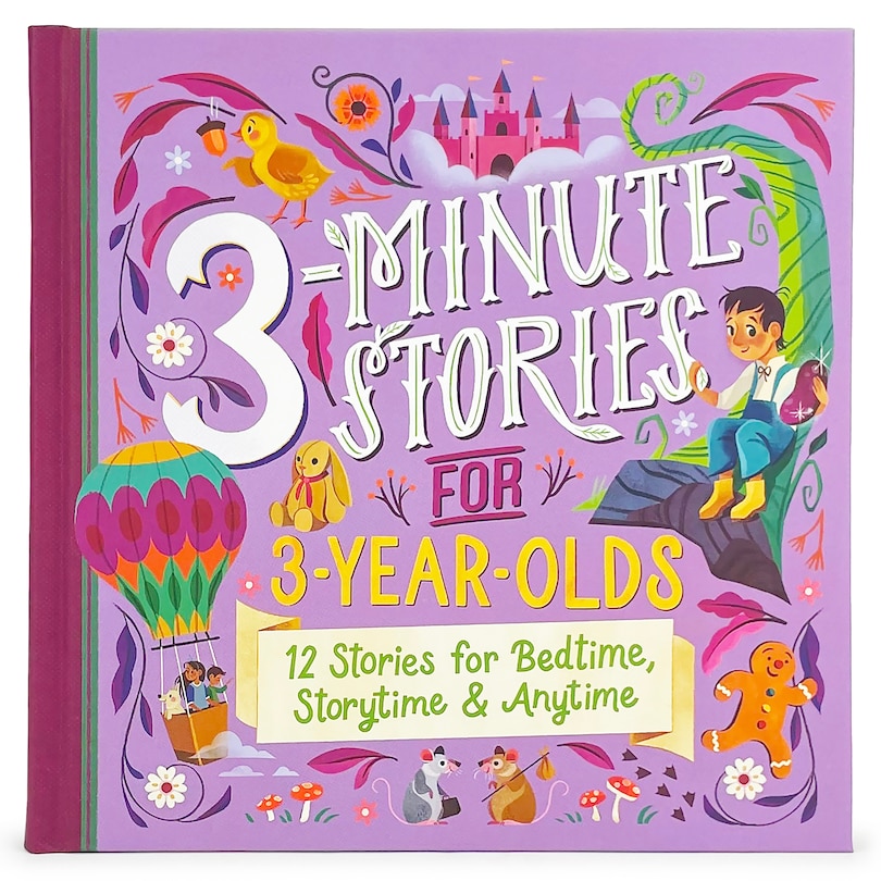 Front cover_3-minute Stories For 3-year-olds