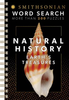 Front cover_Smithsonian Word Search Natural History: Earth's Treasures