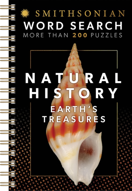 Front cover_Smithsonian Word Search Natural History: Earth's Treasures