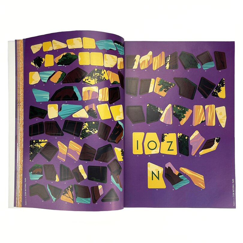 Front cover_Sticker by Number National Parks