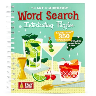 Front cover_The Art of Mixology: Word Search Intoxicating Puzzles