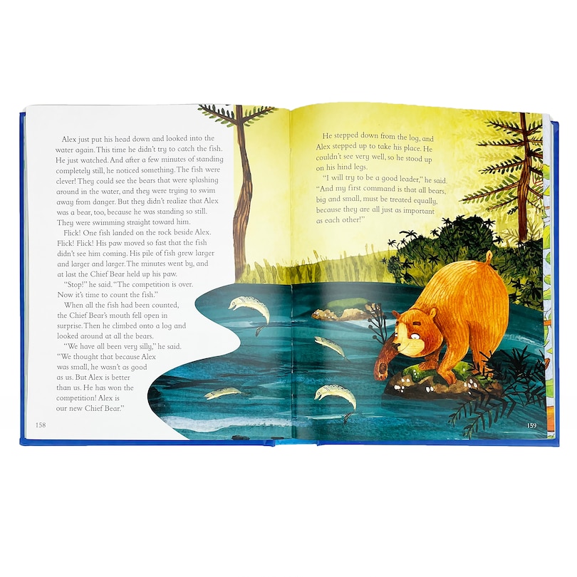 Front cover_365 Stories and Rhymes Treasury Blue